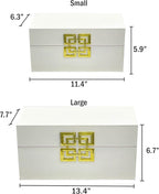 Galt International Large & Small Decorative Storage Box w/Hinged Lid - Image 7