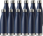 MEWAY 17oz Sport Water Bottle 12 Pack Vacuum Insulated Stainless Steel by MEWAY