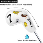 Premium Leather Golf Club Iron Covers - Image 6