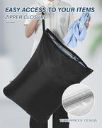 OTraki 2Pcs Large Laundry Bags 24x32 inch Wet Dry Bag Reusable Waterproof bag - Image 4