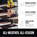 GORILLA GRIP Front Door Mat, Indoor Outdoor Ultra Absorbent HydroAbsorb Doormat - Image 6