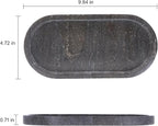 Natural Marble Tray, Oval Vanity Decorative Tray - Image 3