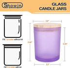 Thick Candle Jars for Making Candles 12 Pcs, 7 OZ Empty Jars - Image 2