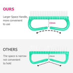 Handle Grip Nail Brush, Hand Fingernail Brush Cleaner Scrubbing Kit Pedicure - Image 2
