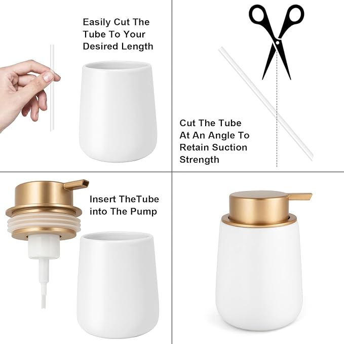 Foam Soap Dispenser Pump 2pcsHead Replacement Spare Plastic Pump Bathroom - Image 4