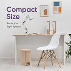 Superio Slim Step On Trash Can, Under Desk - Image 9