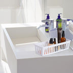 Domensi 12 Pack Slim Plastic Storage Baskets Tray - Image 6