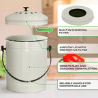Plexon Countertop Compost Bin Kitchen Indoor - Image 2