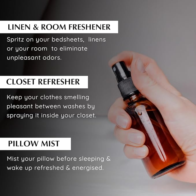 Lemongrass Room Linen & Pillow Spray by Aromafume | 100ml/3.38 fl oz | - Image 5