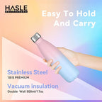 HASLE OUTFITTERS 17oz Stainless Steel Water Bottles, Vacuum Insulated Water - Image 3
