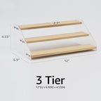 nianfeng Tiered Spice Rack, 3-Tier Spice Pantry Kitchen Cabinet Organizer - Image 6