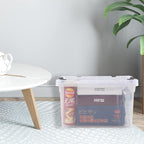4 Pack 22 L Clear Plastic Storage Box - Image 6