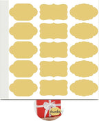 450pcs Label Stickers, Gift Tag Stickers, Name Tags, Self-Adhesive Writable by Unknown