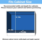 LOVMOR 2 Tier Individual Pull Out Cabinet Organizer 22½" W x 21½" D, Slide Out - Image 4