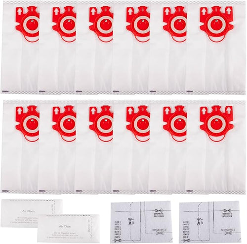 12 Pack FJM Dust Bags + 2 Pack Filters Replacement by Ying-ti