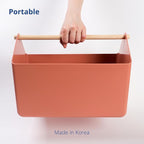 BLUE GINKGO Large Storage Basket – Plastic Caddy - Image 5