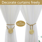 Magnetic Curtain Tiebacks - 12mm Magnetic Tie Backs - Image 4
