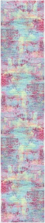 IOHOUZE Abstract Runner Rug 3x12 Ft Washable Runners - Image 9