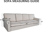 PureFit Reversible Quilted Sofa Cover, Water Resistant Slipcover Furniture - Image 7