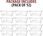 12 Pack Chafing Wire Rack Buffet Stand Chrome Frame - Image 6