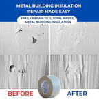 BlueTex Insulationㅤ 3" Wide x 180' Long White Vapor Barrier Seam Tape - Image 6