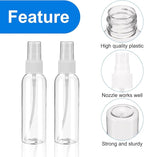 uxcell 20Pack Spray Bottles, 2Oz/60ML Clear Empty Mist Plastic Mini Travel - Image 3