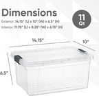 Superio Storage Bins with Lids - Image 2
