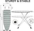 Ironing Board, Foldable Ironing Board Adjustable Height Compact Iron Board - Image 5