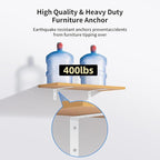 furniture anchors wall safety straps: Anti-Tip Anchor Kit Secure dresser - Image 6