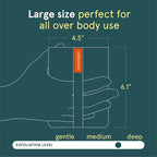 Cleanlogic Sport Exfoliating Body Scrubber, Large Exfoliator Tool - Image 3