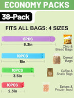 38 PCS Colorful Chip Clips - Image 4