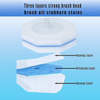 50PCS Toilet Brush Replacement Heads, Upgraded Disposable Brush Heads, - Image 2