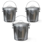 Plexon 6 Gallon Small Metal Trash Can by Plexon