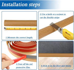 Floor Transition Strip Self Adhesive Carpet & Flooring Transitions Edging Trim - Image 5
