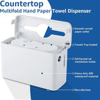 Paper Towel Dispenser Countertop, Hand Towel Dispenser, Commercial Paper Towel - Image 5