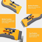 Razor Blade Scraper Tool with 15pcs Extra Blades, Old Label, Decal Sticker - Image 4