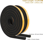 Weather Stripping Soundproof, 1/2 in x 3/8 in Weatherproof Foam Insulation Tapes - Image 6