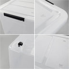 4 Packs 70L Large Plastic Storage Container - Image 3