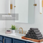 HOMEXCEL Microfiber Washcloths 24 Pack, Highly Absorbent and Soft Face Towel - Image 6
