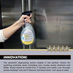 Flitz Stainless Steel & Chrome Clean - 32oz Bottle - Image 7