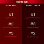 Tanner's Preserve Leather Cleaner & Conditioner Duo Pack, Rejuvinates & - Image 3
