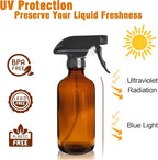 8oz Amber Glass Spray Bottles - Image 3