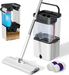 Mop and Bucket Set, Midyb Flat Mops and Bucket System by Midyb