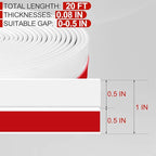 MYFAMIREA Door Weather Stripping 1IN x 20FT Door Draft Stopper Seal Tape - Image 2