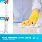 Orighty Cleaning Cloths Bulk, 200 Pack Shop Rags Reusable, Microfiber Cleaning - Image 3