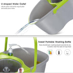 MASTERTOP Mop and Bucket with Wringer Set, Small Spin Mop Cleaning System with - Image 4