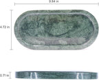 Natural Marble Tray, Oval Vanity Decorative Tray - Image 3
