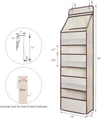 Univivi 5-Shelf Fabric Door Storage Over Door Hanging Organizer - Image 3