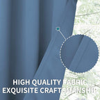 BGment Denim Blue Blackout Curtains - Image 6