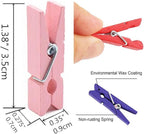 DurReus Small Wooden Clips Pictures Hanger - Image 3